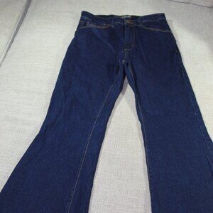 Black Label c'est Toi  Size 7 High Rise Flared Blue Jeans